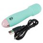 Mini wibrator silikonowy Cuties zielony USB 12,5 cm - 10