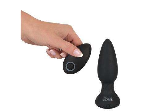 Korek analny rotacyjny Black Velvets pilot USB 14 cm - 7