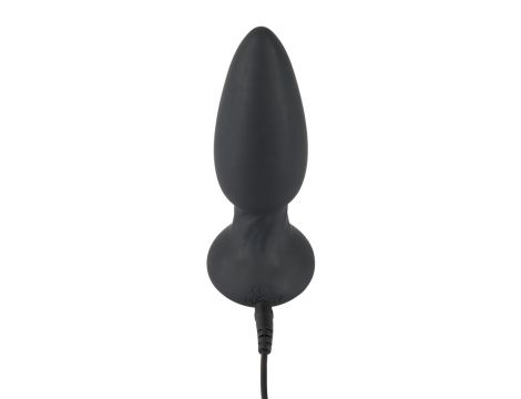 Korek analny rotacyjny Black Velvets pilot USB 14 cm - 11