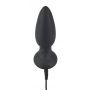 Korek analny rotacyjny Black Velvets pilot USB 14 cm - 12