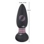 Korek analny rotacyjny Black Velvets pilot USB 14 cm - 13