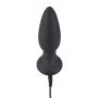 Korek analny rotacyjny Black Velvets pilot USB 14 cm - 15