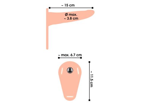 Vibrating Strap-On - 18