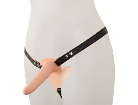 Vibrating Double Strap-On - 9