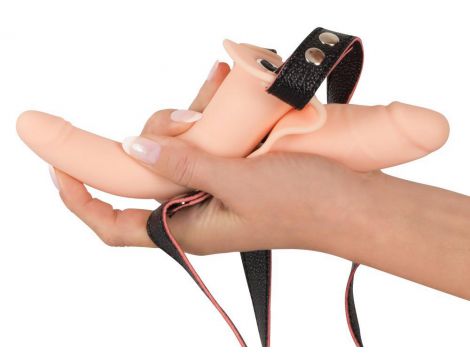 Vibrating Double Strap-On - 11