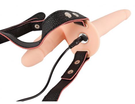 Vibrating Double Strap-On - 16