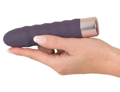 Wibrator Diamond Vibe z falami silikonowy USB 15 cm - 8