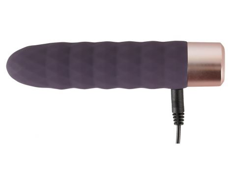 Wibrator Diamond Vibe z falami silikonowy USB 15 cm - 10