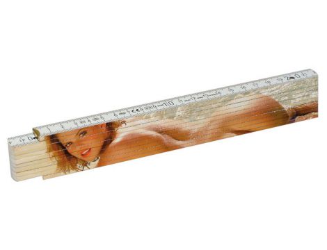 Miarka składana Girl 2m drewniana erotyczna - 6