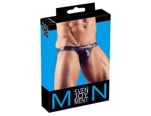 Jock elastyczny Svenjoyment błyszczący czarny 2XL