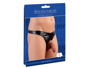 Stringi męskie Svenjoyment imitacja skóry M