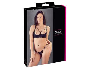Biustonosz shelf lace Cottelli LINGERIE czarny 85B