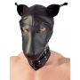 Maska psa z imitacji skóry fetish Collection czarna - 3