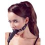 Knebel z dildo Fetish Collection czarny silikonowy 12 cm - 5