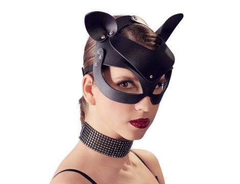 Maska kota Bad Kitty z dżetami i uszami - 5