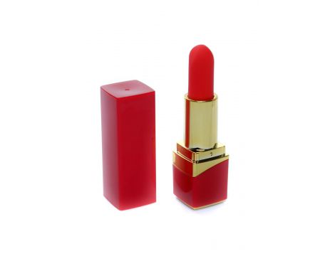 Wibrator szminkowy mini czerwony B Series Magic USB wodoodporny
