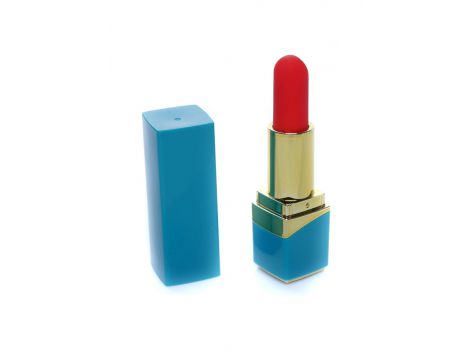Stymulator szminkowy niebieski B Series Magic USB wodoodporny