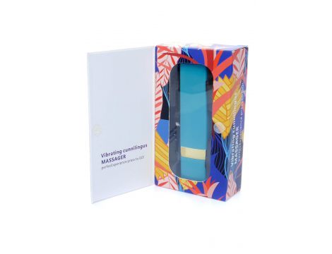 Stymulator szminkowy niebieski B Series Magic USB wodoodporny - 5