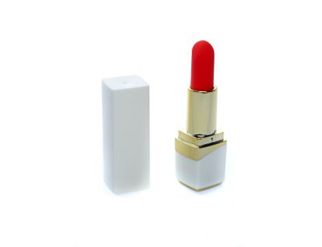Mini wibrator szminka B-Series Magic biały USB wodoodporny