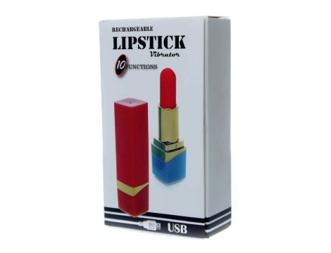 Mini wibrator szminkowy silikonowy B Series Magic czarny USB 9 cm - 6