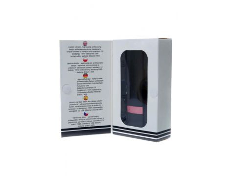 Mini wibrator szminkowy silikonowy B Series Magic czarny USB 9 cm - 8