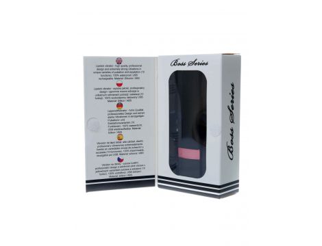 Mini wibrator szminkowy silikonowy B Series Magic czarny USB 9 cm - 7