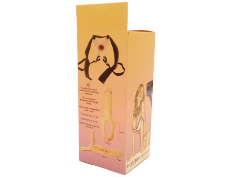 Proteza strap on silikonowa B Series Magic 24,5 cm - 9