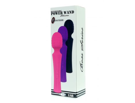 Stymulator łechtaczki Power Wand B Series Magic różowy USB - 4
