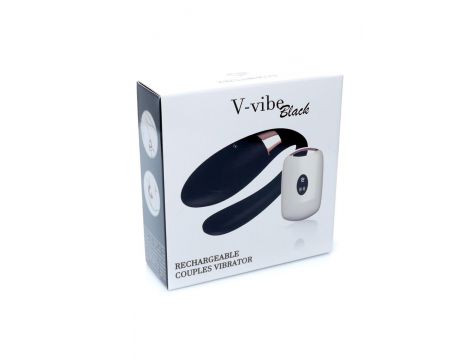 Stymulator V Vibe B Series Smart czarny USB z pilotem - 11