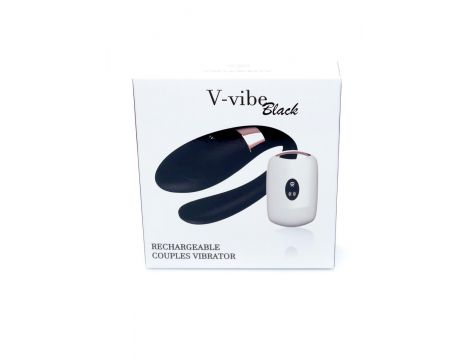 Stymulator V Vibe B Series Smart czarny USB z pilotem - 12