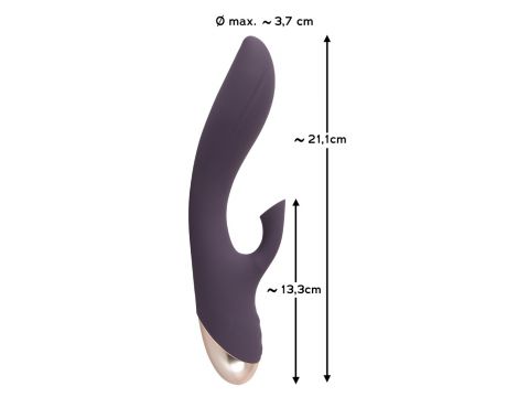 Wibrator ssący Javida punktu G silikonowy USB 21 cm - 4