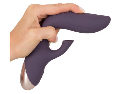 Wibrator ssący Javida punktu G silikonowy USB 21 cm - 3