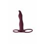 Strap on Pure Passion Flirtini bordowy z wibracją - 4