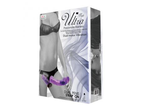 Strapon Baile Ultra Passionate z podwójną wibracją - 8
