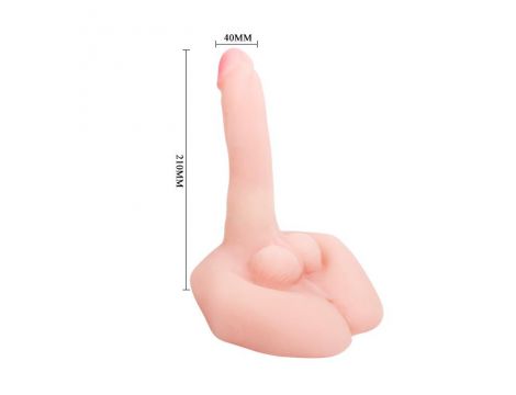 Wibrator realistyczny obracający się Baile Mr. BIG 21 cm - 3