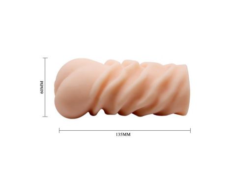 Masturbator pochwowy realistyczny Crazy Bull Isabel cielisty 13.5 cm - 5