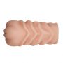 Masturbator pochwowy realistyczny Crazy Bull Isabel cielisty 13.5 cm - 4