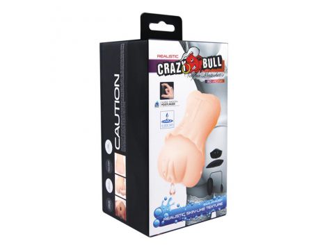 Masturbator waginalny Crazy Bull realistyczny Waterskin - 8