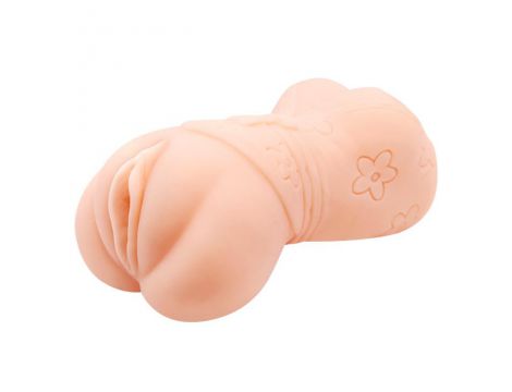 Masturbator waginalny Crazy Bull realistyczny cyberskóra cielisty 13 cm - 2