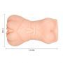 Masturbator waginalny Crazy Bull realistyczny cyberskóra cielisty 13 cm - 8
