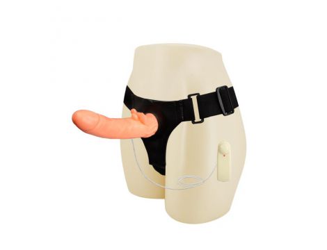 Dildo na pasek wibrujące z obrotem Baile regulowane - 2