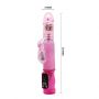 Wibrator króliczek z rotatorem Baile Crazy Rabbit różowy 24 cm - 3