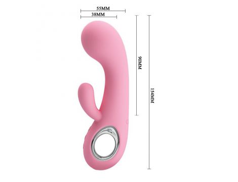 Wibrator króliczek Pretty Love Chris silikonowy USB 15 cm 7 trybów - 4