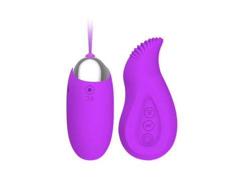 Jajko wibrujące Pretty Love Eden z pilotem USB 12 funkcji - 2