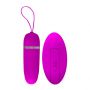 Silikonowe jajeczko wibracyjne Pretty Love Debby 12 funkcji fioletowe 9 cm - 5