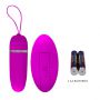 Silikonowe jajeczko wibracyjne Pretty Love Debby 12 funkcji fioletowe 9 cm - 7