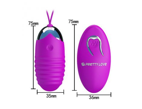 Bezprzewodowe wibrujące jajko Pretty Love Jessica USB 12 funkcji - 5