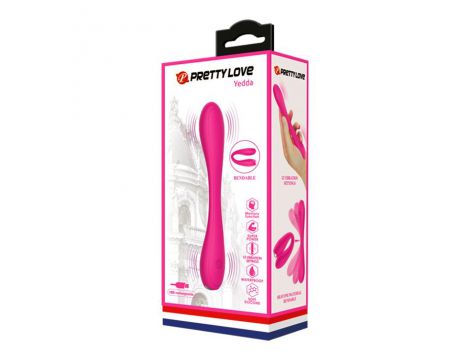 Wibrator silikonowy Pretty Love Yedda 12 funkcji USB - 9