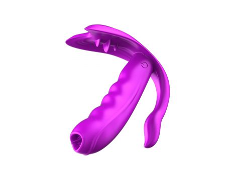 Stymulator silikonowy do majtek Fox USB 7 funkcji z ogrzewaniem - 21