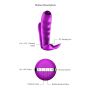 Stymulator silikonowy do majtek Fox USB 7 funkcji z ogrzewaniem - 25